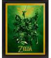 The Legend of Zelda: Link Collage 3D Frame
