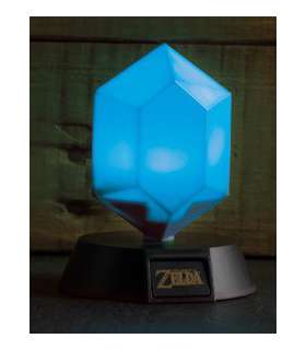 Mini Lámpara 3D Zelda Red Rupee Icon