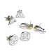 Set pendientes Deathly hallows golden snitch platform Harry Potter