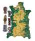 Game of Thrones Réplica 1/1 Mapa de Robb Stark de Weteros con marcadores de piedra