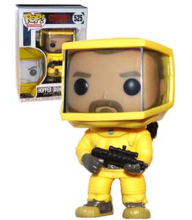 525 STRANGER THINGS FUNKO POP HOPPER (BIOHAZARD SUIT)