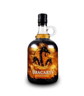 Dracarys Fire 70 cl - Licor a base de vodka con sabor a frutas caramelizadas, agita y descubre el fuego de dragón