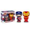Vengadores La Era de Ultrón POP! Home Salero y Pimentero Captain American & Iron Man