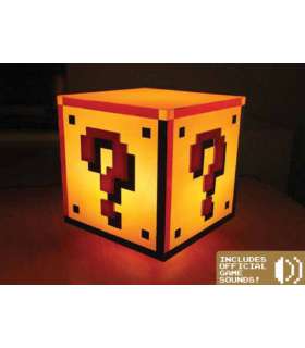 Super Mario Bros. Lámpara Question Block 18 cm