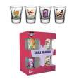 DC Comics Pack de 4 Vasos de Chupitos Gotham Girls
