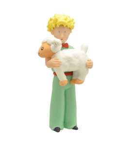 El Principito Minifigura El Principito con la oveja 7 cm