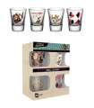 DC Comics Bombshells Pack de 4 Vasos de Chupitos Harley Quinn