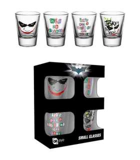 Batman The Dark Knight Pack de 4 Vasos de Chupitos