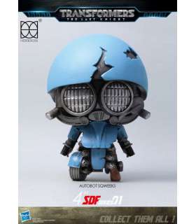 Transformers el último caballero Figura Super Deformed Sqweeks 10 cm