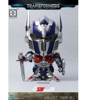 Transformers el último caballero Figura Super Deformed Optimus Prime 10 cm