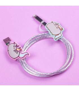 Pusheen Cable de carga USB 2in1 Unicorn