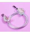 Pusheen Cable de carga USB 2in1 Unicorn