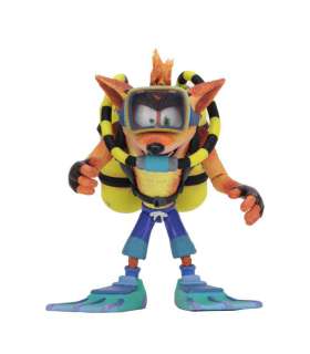 Crash Bandicoot Figura Deluxe Scuba Crash 14 cm