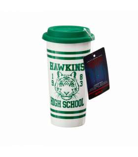 Stranger Things Taza de Viaje Hawkins High School
