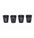Game of thrones Pack de 4 Vasos de Chupitos Logo & Emblems