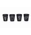 Game of thrones Pack de 4 Vasos de Chupitos Logo & Emblems