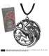 Game of Thrones Colgante con Collar Targaryen Sigil Costume