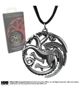 Game of Thrones Colgante con Collar Targaryen Sigil Costume
