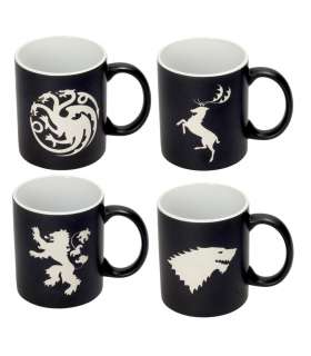 Game of thrones Pack de 4 Tazas Logos Collector's Edition