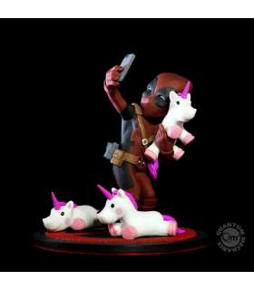 Marvel Diorama Q-Fig Deadpool unicornselfie 10 cm