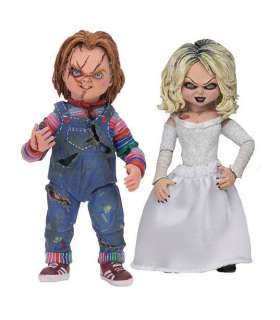 La novia de Chucky Pack de 2 Figuras Ultimate Chucky & Tiffany 10 cm
