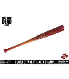 Walking Dead Juego de Rol Réplica Bate de béisbol de Negan Lucille Take It Like A Champ Ver. 81 cm
