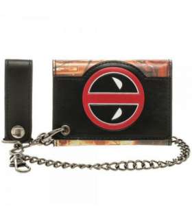 Marvel Deadpool cartera con cadena
