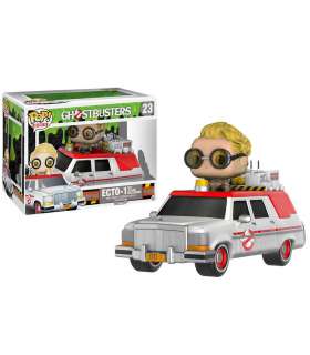23 GHOSTBUSTER 2016 FUNKO POP VEHICULO CON FIGURA ECTO-1 & JULLIAN HOLTZNANN
