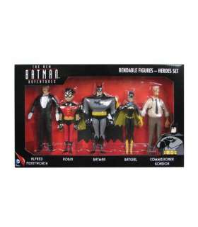 The new Batman adventures  figuras flexibles -heroes set