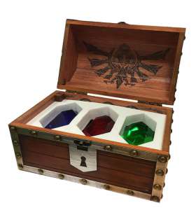 Legend of Zelda Pack de 3 Pisapapeles Rupee Chest