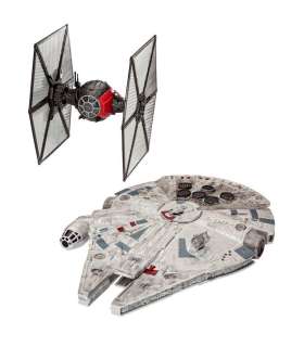 Star Wars Pack de 2 Maquetas Build & Play con luz y sonido Jakku Combat