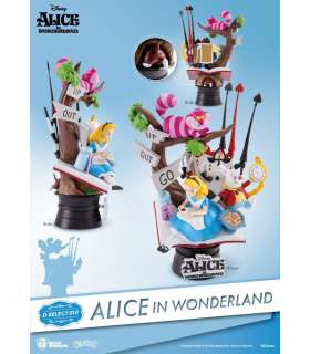 Alicia en el País de las Maravillas Diorama PVC D-Select 15 cm