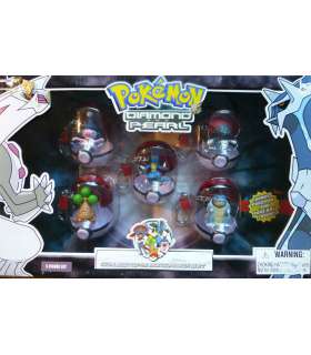 Pokemon Diamond and Pearl Pack de 5 Llaveros PVC
