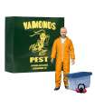 Breaking Bad Figura Deluxe Jesse Pinkman in Orange Hazmat Suit heo Exclusive 15 cm