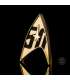 Star Trek réplica 1/1 Distintivo de la Flota Estelar magnético 50th Anniversary