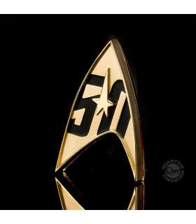 Star Trek réplica 1/1 Distintivo de la Flota Estelar magnético 50th Anniversary