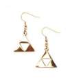 Pendientes con el logo de legend of Zelda