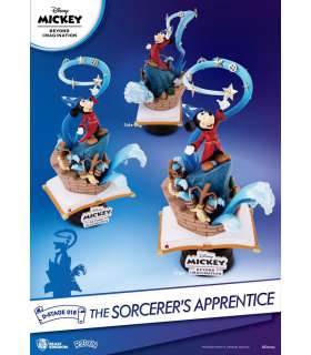 Mickey Beyond Imagination Diorama PVC D-Stage The Sorcerer's Apprentice 15 cm