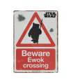 Star Wars Placa de Chapa Ewok 21 x 15 cm
