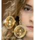 Harry Potter - Pendientes de Hermione Time-Turner - chapado en oro - NN7611