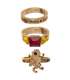 Harry Potter Set de 3 Anillos Gryffindor