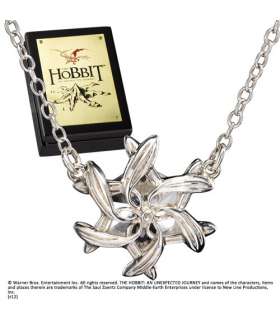 El Hobbit Un Viaje Inesperado Réplica Collar Galadriel´s Ring (Plata de ley)