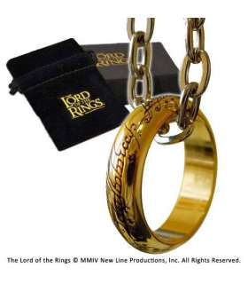 El Señor de los Anillos Anillo Único (dorado)