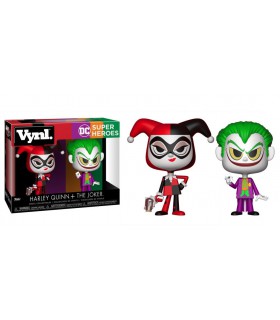 DC Comics Pack de 2 VYNL Vinyl Figuras Harley & Joker 10 cm