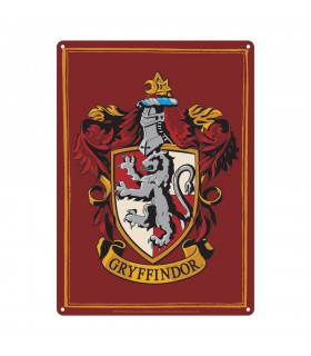 Harry Potter Placa de Chapa Gryffindor 21 x 15 cm