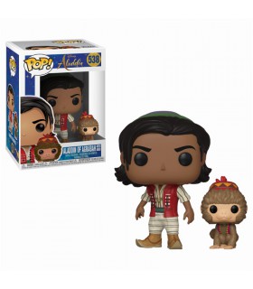538 DISNEY ALADDIN  FUNKO POP ALADDIN OF AGRABAH WITH ABU