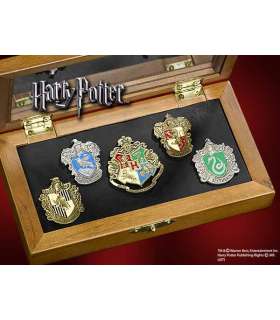 Harry Potter 5 Chapas Collección Casas de Hogwarts