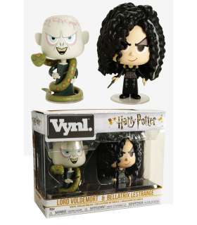 Harry Potter Pack de 2 VYNL Vinyl Figuras Bellatrix & Voldemort 10 cm