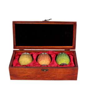 Game of Thrones Pack de 3 Vasos de chupito Dragon Eggs