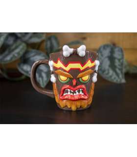 Crash Bandicoot Taza Shaped Uka Uka 13 cm